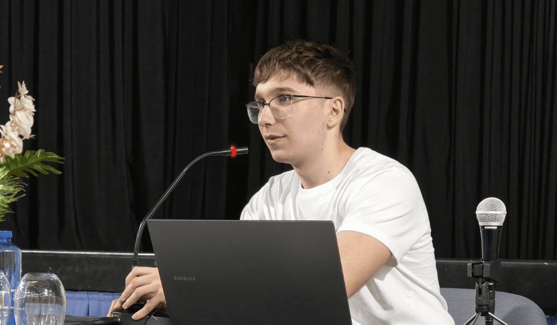 Saúl Ruiz Plaza speaking at Sysmana
