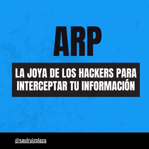 Portada del recurso: ARP: funcionamiento, suplantación y medidas de protección