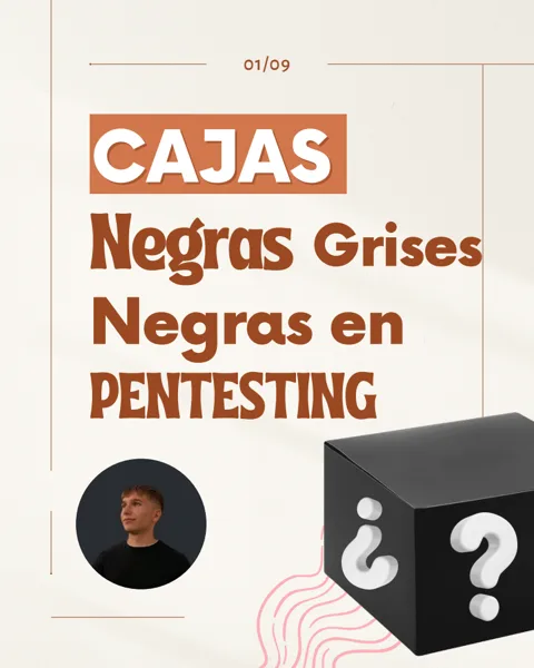 Portada del recurso: Pentesting de caja negra, gris y blanca: diferencias