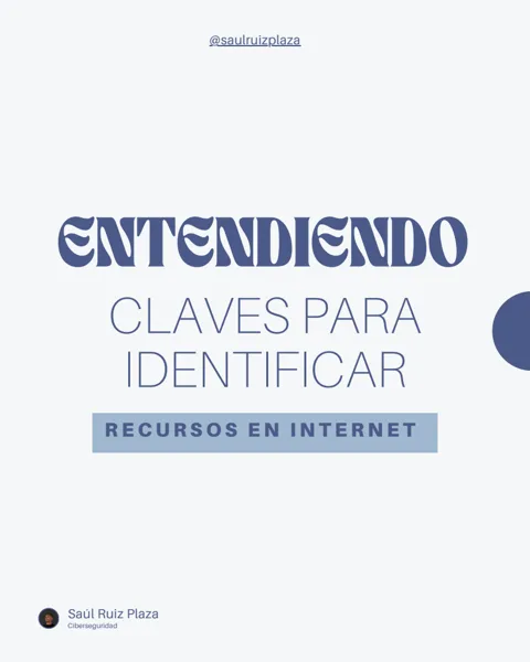 Portada del recurso: URI, URL y URN: cómo identificar recursos